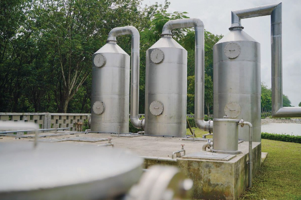 Hệ thống xử lý nước và khí được lắp đặt tại Kim Tĩnh