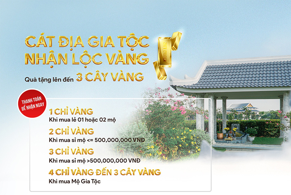 Cát địa gia tộc - Nhận lộc vàng