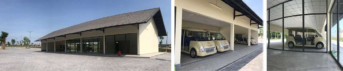 Nhà chờ xe điện đã hoàn thành và được đưa vào sử dụng