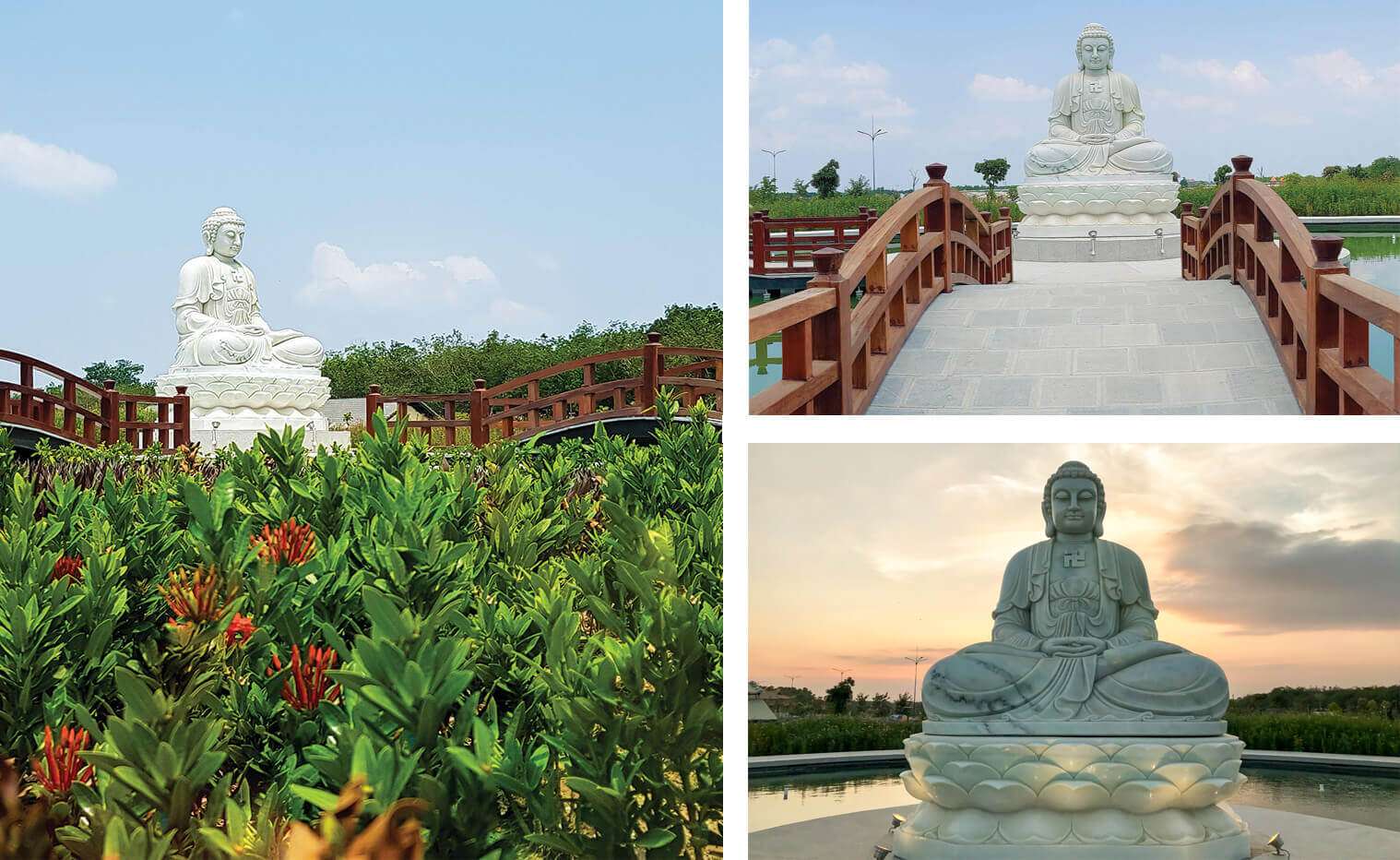 Đền Trình đã được đưa vào phục vụ nhu cầu chiêm bái và đảnh lễ của du khách khi ghé thăm hoa viên.