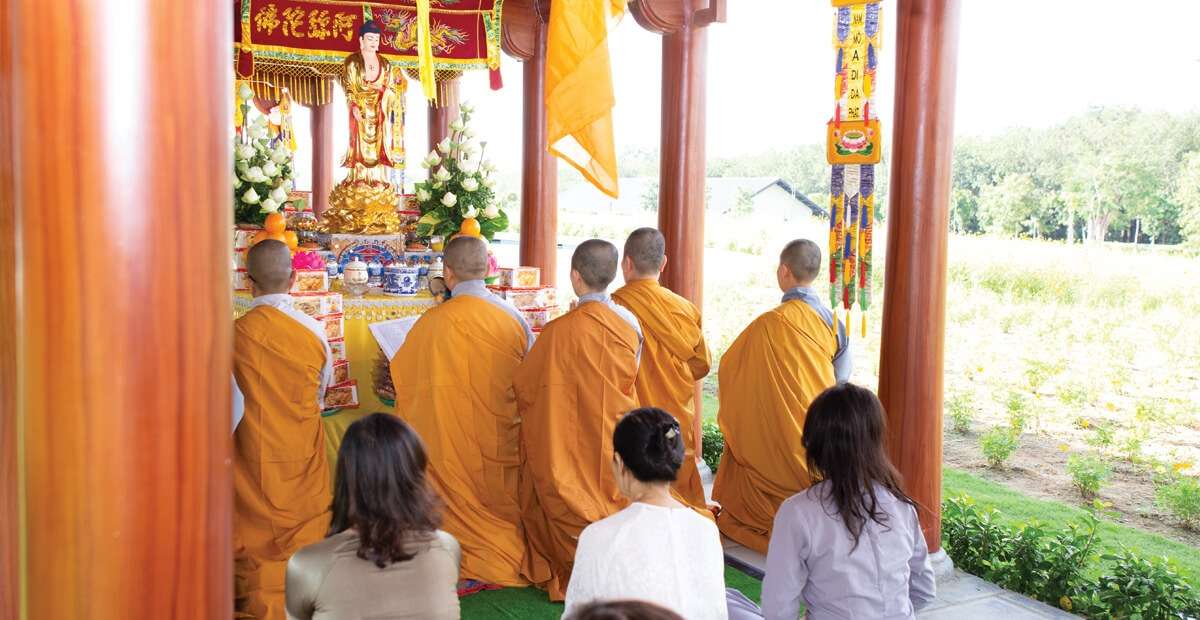 Lễ cúng cầu an, cầu siêu tại Hoa viên nghĩa trang sinh thái cao cấp Sala Garden