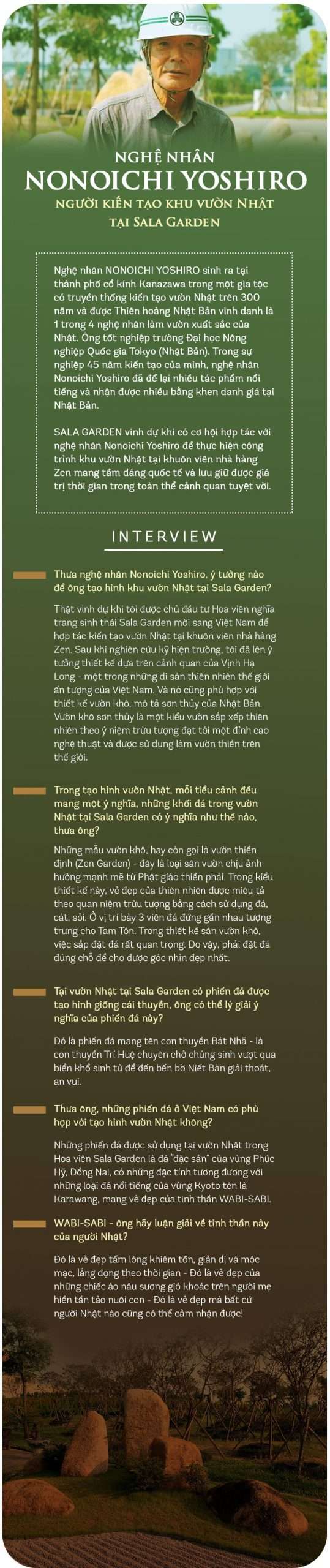 Phỏng vấn nghệ nhân Nonoichi Yoshiro