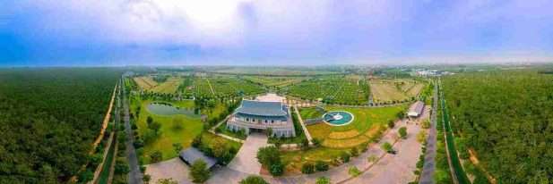 Thiết kế cảnh quan và hệ thống tiện ích đền trình nhà tang lễ tại Sala Garden.