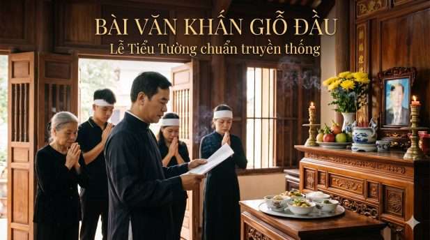 Đọc bài văn khấn giỗ đầu Tiểu Tường chuẩn truyền thống