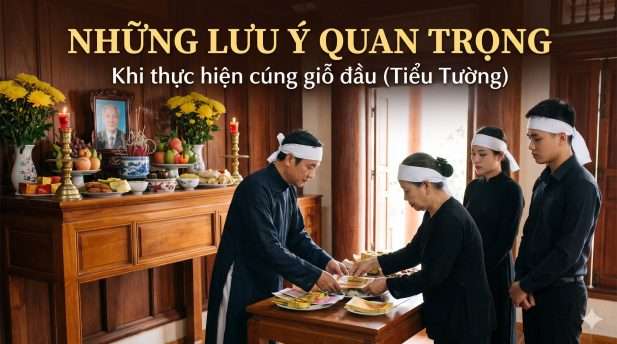 Những lưu ý quan trọng khi thực hiện cách cúng giỗ đầu