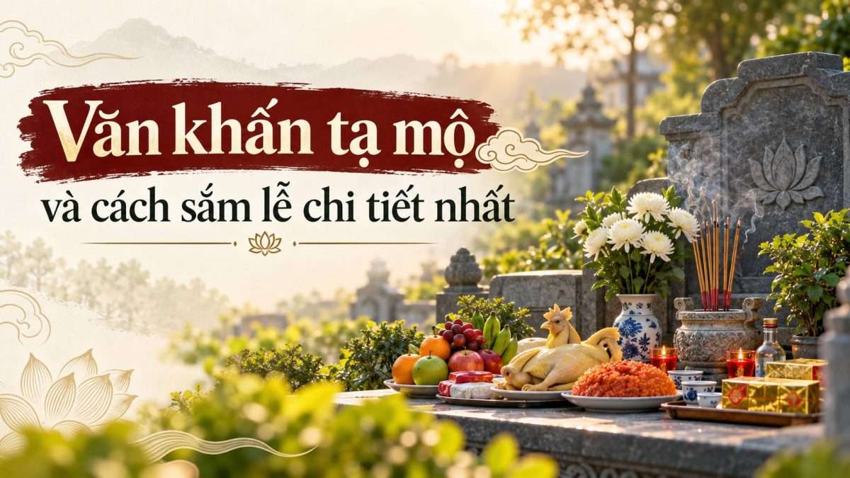 Văn khấn tạ mộ và cách sắm lễ chi tiết nhất
