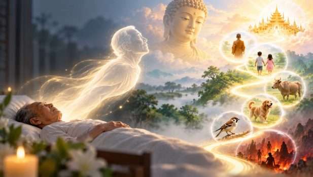 Khái niệm luân hồi và hiện tượng linh hồn đi đầu thai sang kiếp sống mới.